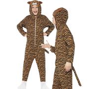 Enfants Tigre Déguisement Chat Combinaison Garçons Filles Costume Âge 4-12
