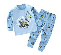 Enfants tout-petits nouveau-né bébé PJ filles manches longues dessin animé hauts pantalons vêtements de nuit pyjamas tenues ensemble 2 pièces enfants garçons cadeaux, Z011-a, 18-24 mois