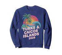 Enfants Turks Îles Caicos 2026 Vacances Surfer Trip Mamans BFF Sweatshirt