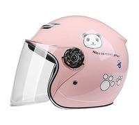 Enfants Vélo Casque Ergonomique Enfants Chaud Coupe-Vent Casque de Moto pour Winte Garçons Filles Équipement De Protection Ensemble pour Vélo Scooter 4