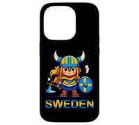 Enfants Viking Suédoise Fille Suède Pride Patriotique Maman Femme Coque pour iPhone 14 Pro