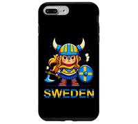 Enfants Viking Suédoise Fille Suède Pride Patriotique Maman Femme Coque pour iPhone 7 Plus/8 Plus