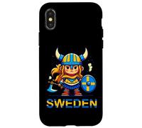 Enfants Viking Suédoise Fille Suède Pride Patriotique Maman Femme Coque pour iPhone X/XS