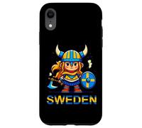 Enfants Viking Suédoise Fille Suède Pride Patriotique Maman Femme Coque pour iPhone XR