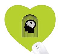 Enfermer la pensée Jeux de tapis de souris en forme de coeur