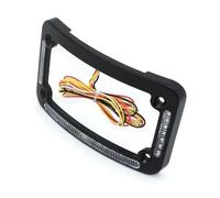 EnferSi Vous rencontrez des difficultés au Cours de Cadre de Plaque d'immatriculation pour Moto avec Frein ou Tours,Finition Noire pour Harley/pour Honda/pour Kawasaki