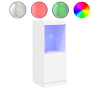 Enfilade/Bahut/Vitrine - Rustique - Buffet avec lumières LED blanc 41 x 37 x 100 cm @162101