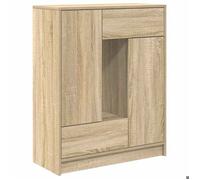 Enfilade/Bahut/Vitrine - Rustique - Buffet avec tiroirs et portes chêne sonoma 73 x 31 x 90 cm @254586