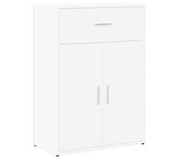 Enfilade/Bahut/Vitrine - Rustique - Buffet blanc 60 x 30 x 84 cm bois d'ingénierie @944333