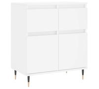 Enfilade/Bahut/Vitrine - Rustique - Buffet Blanc 60 x 35 x 70 cm Bois d'ingénierie @909888