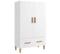 Enfilade/Bahut/Vitrine - Rustique - Buffet Blanc 70 x 31 x 115 cm Bois d'ingénierie @733518