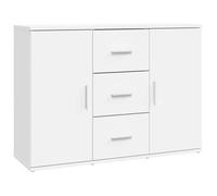 Enfilade/Bahut/Vitrine - Rustique - Buffet blanc 91 x 29,5 x 65 cm bois d'ingénierie @857756