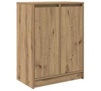 Enfilade/Bahut/Vitrine - Rustique - Buffet chêne artisanal 57 x 34 x 76 cm bois d'ingénierie @996379