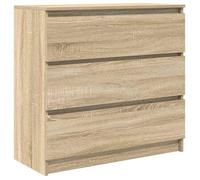 Enfilade/Bahut/Vitrine - Rustique - Buffet chêne sonoma 80 x 35 x 76 cm bois d'ingénierie @725731