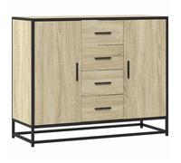 Enfilade/Bahut/Vitrine - Rustique - Buffet chêne sonoma 92 x 35 x 76 cm bois d'ingénierie @151269
