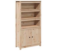Enfilade/Bahut/Vitrine - Rustique - Buffet haut 80 x 35 x 154 cm Bois massif de pin @463660