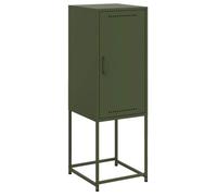 Enfilade/Bahut/Vitrine - Rustique - Buffet vert olive 36 x 39 x 107 cm acier @768793
