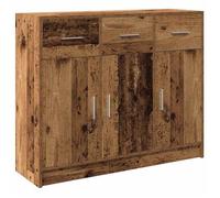 Enfilade/Bahut/Vitrine - Rustique - Buffet vieux bois 91 x 28 x 75 cm bois d'ingénierie @360652