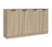 Enfilade/Bahut/Vitrine - Rustique - Buffets 2 pcs Chêne sonoma 60 x 30 x 70 cm Bois d'ingénierie @403340