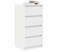 Enfilade de rangement Blanc - LEMON® Buffet bas Blanc - 37,5x35x76cm - Bois d'ingénierie 494 - Soldes
