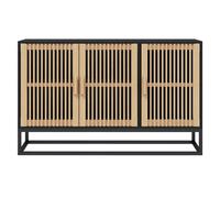 Enfilade de rangement Noir - LEMON® Buffet bas - noir - 105x30x65cm - Bois d'ingénierie 946 - Soldes
