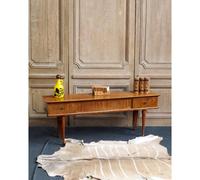 Enfilade en bois clair et laiton n°374