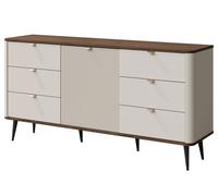 Enfilade Marly Commode 1 Porte 6 Tiroirs 160x40x82cm Couleur au choix