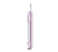Enfile-Aiguille 2 en 1 | Enfichable & Rétractable + Outil de Retrait de Fil - Idéal pour Couture à la Main, Tricot & Broderie (Violet, 1 Pièce)