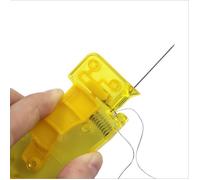 Enfile-aiguille à ressort jaune guide-aiguille rapide et facile pour couture broderie et machine