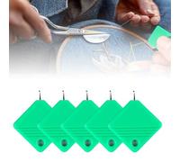 Enfile-aiguille automatique, enfile-aiguille pour machine à coudre, fil à broder, outil de couture, compatible avec toutes les tailles d'aiguilles (5 pièces, vert)