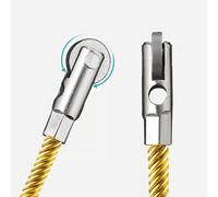 Enfile-aiguille électrique : dispositif de câble de 32,8 pieds, extracteur à ressort , outil compact pour électricien | Kit de mur de plancher de plafond flexible pour proy