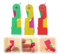 Enfile Aiguille Machine À Coudre, Plastique Diy Enfile-Fil, Enfile-Aiguilles En Plastique Pour Couture, Point De Croix Enfile Aiguilles, Fil Enfile Aiguille À Coudre (3 pièces)