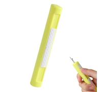 Enfile-aiguille pour coudre à la main, 2 en 1 - Coupe-couture 2 en 1 - Découseur et extracteur de fil - Outil multifonction pour enlever la broderie - Outil de retrait de broderie extensible pour