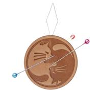 Enfile-aiguille rétractable pour couture, support sécurisé pour épingles à coudre, outils efficaces et polyvalents, pour projets de broderie et d'artisanat