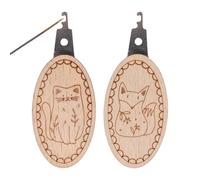 Enfile-aiguilles - 2,36x0,98x0,2 po Outil d'enfile-aiguille | Outils de en métal, avec motifs d'animaux, accessoire de fabrication artisanale de matelassage pour mari, femme, papa, grand-mère,