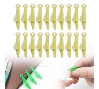 Enfile-Aiguilles, Accessoires Couture Aiguilles Couture Enfile Aiguille Machine à Coudre Plastique DIY Enfile-Fil, Passe Fil Couture pour Coudre à Main & Quilting Craft (Jaune 20 Pcs)