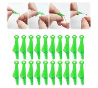 Enfile-Aiguilles, Accessoires Couture Aiguilles Couture Enfile Aiguille Machine à Coudre Plastique DIY Enfile-Fil, Passe Fil Couture pour Coudre à Main & Quilting Craft (Vert 20 Pcs)