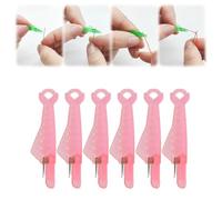 Enfile-Aiguilles, Accessoires Couture Aiguilles Couture Enfile Aiguille Machine à Coudre Plastique DIY Enfile-Fil, Passe Fil Couture pour Coudre à Main & Quilting Craft (Rose 5 Pcs)