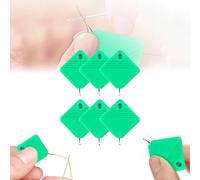 Enfile-aiguilles automatique, enfile-aiguilles pour machines à coudre, enfile-aiguilles DIY pour travaux manuels de couture, compatible avec toutes les tailles d'aiguilles (Vert 6 PC)