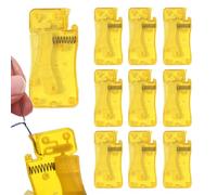 Enfile-aiguilles automatique pour stores, enfile-aiguilles à coudre à la main | 10 enfile-aiguilles pour homme aveugle - Outil automatique pour enfiler les aiguilles pour aveugles, facile à