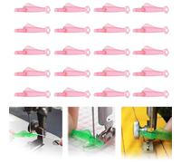 Enfile-aiguilles pour machine à coudre, aiguille de machine à coudre, enfile-aiguilles DIY, outil d'enfilage automatique, enfile-aiguilles à boucle rapide pour machine à coudre (Rose 20 PC)