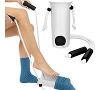 Enfile-Chaussettes, Chaussette Aide avec Poignée en Mousse pour Personnes Ágées Femmes Enceintes