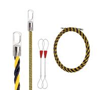 Enfile-fil électrique à ressort pour ruban électrique à tête plate - Outil d'extraction de câble manuel pour électrique