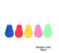 Enfile-Fil En Plastique 10 Pièces, Point De Croix Argent Arc Fil Aiguilles Multicolores Outils D'insertion Machine À Coudre Bricolage Artisanat Accessoires