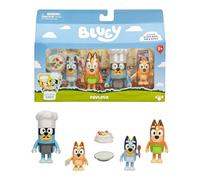 Bluey – Set de 4 figurines «La famille en cuisine»