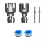 Enfile-tube de qualité professionnelle pour perceuses électriques Filetage interne et externe efficace pour plomberie