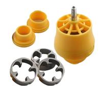 Enfile-tuyau manuel - Kit d'outils de plomberie portable, 6 têtes interchangeables | Dispositif de fabrication de filetage durable, entretien de la conduite d'eau domestique, accessoire de raccord de