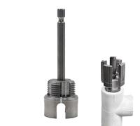 Enfile-tuyau, outil de filetage manuel, extracteur de mamelon en acier au carbone et filière pour trou de machine, câble, tuyau de terrasse, jardin, ferme, 2,1 cm/2,7 cm, 2,65 cm/3 cm
