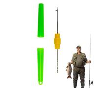 Enfile-vis pour pêche à la carpe, outil de gréement à double tête, appât de pêche à la carpe, aiguilles à crochet légères pour leurres, appâts, perceuses