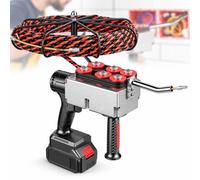 Enfileuse Automatique pour électricien,Outil D'enfilage de Câble 40M/Min | Vitesse De Traction du Fil,avec Batterie au Lithium,15/30mline,Régulation Vitesse Continue pour Construction Murale